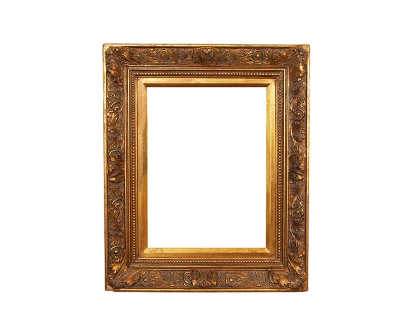Stary francuski złota malowane drewniane ramki — Zdjęcie stockowe