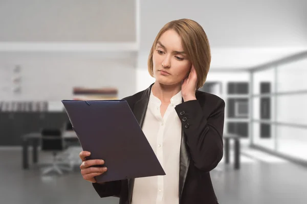 Nervous girl — Stock Photo, Image