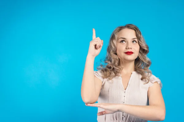 Woman has an idea — Stock Photo, Image