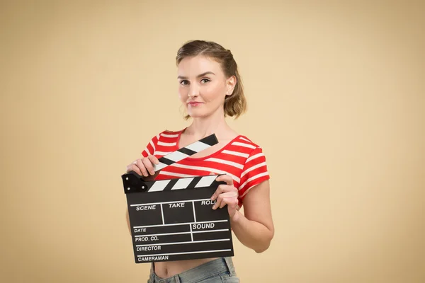 Worker film industry — Stock Photo, Image