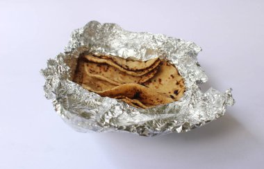 Alüminyum folyo üzerine Tawa roti