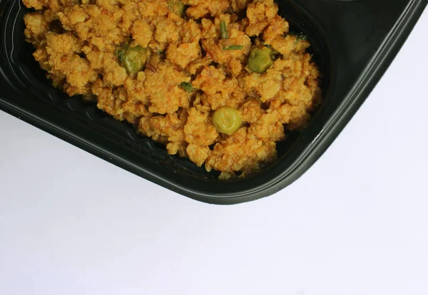 Soya Matar Keema, kapat.