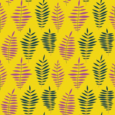 Fern ile soyut doku bırakır