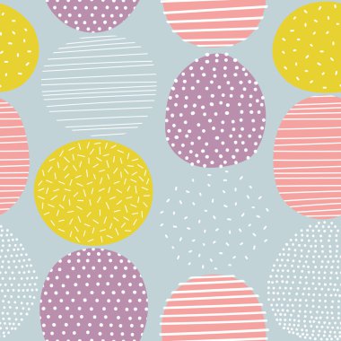 Dikişsiz stilize grafik desen