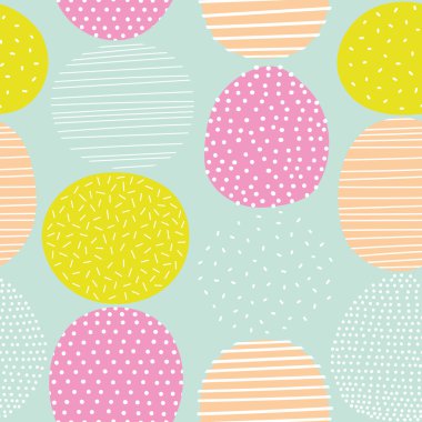 Dikişsiz stilize grafik desen