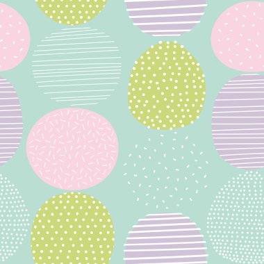 Dikişsiz stilize grafik desen