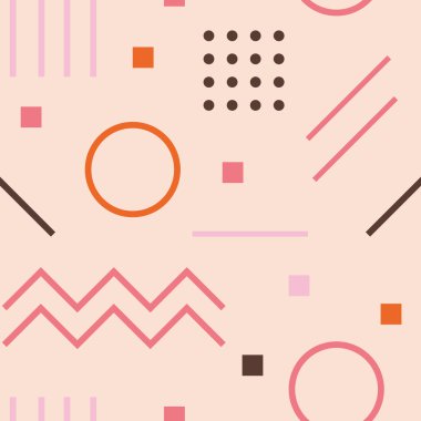 texture pattern with geometric colorful shapes