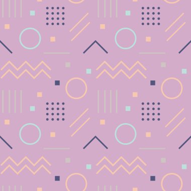 texture pattern with geometric colorful shapes