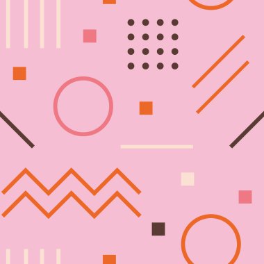 texture pattern with geometric colorful shapes