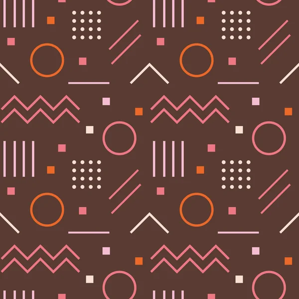 Texture pattern with geometric colorful shapes — Stock vektor