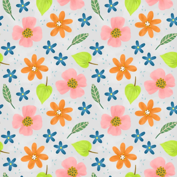 Floral vintage seamless pattern — Stock Photo, Image