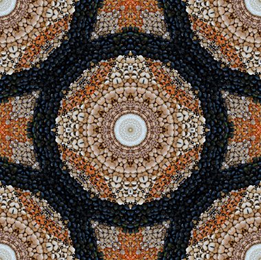 Güzel çiçek Dürbünü seamless modeli