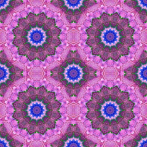 Beautiful kaleidoscope seamless pattern — Stock Photo, Image