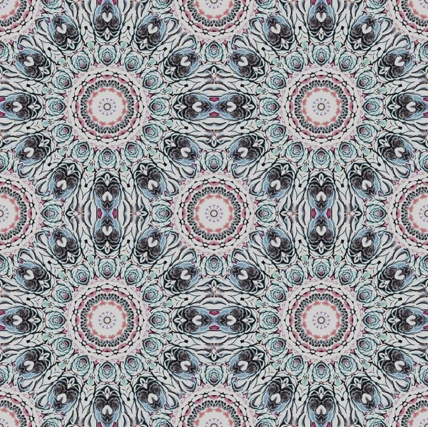 Beautiful kaleidoscope seamless pattern — Stock Photo, Image