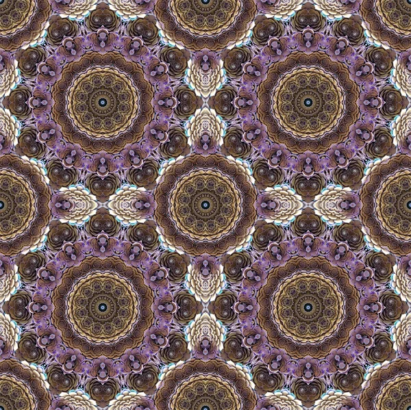 Beautiful kaleidoscope seamless pattern — Stock Photo, Image