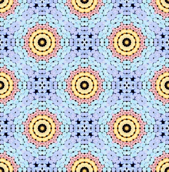 Schöne Kaleidoskop nahtlose Muster — Stockfoto