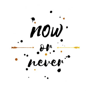 tipografik motivasyon posteri 