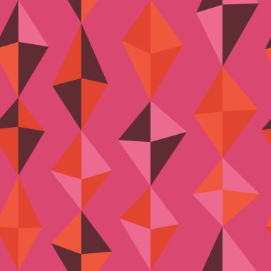 geometrik renkli desen