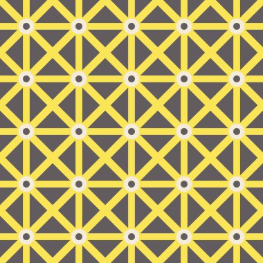 Sarı renk üçgen mesh desen 