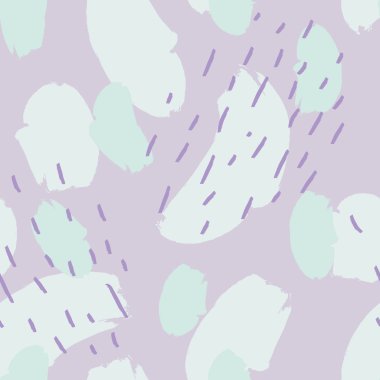 Desen fırça darbeleriyle