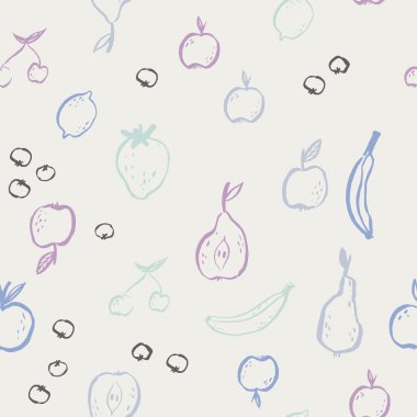 Meyveler pürüzsüz desen