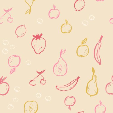 Meyveler pürüzsüz desen