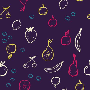 Meyveler pürüzsüz desen