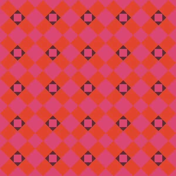 Fondo rosa con adorno turquesa — Vector de stock