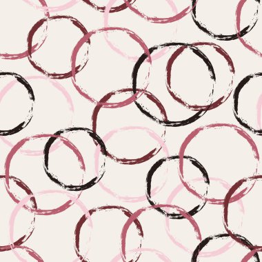 renkli dairesiz desen