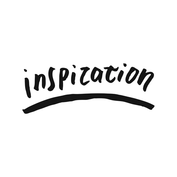 Ilustración tipográfica inspiradora — Vector de stock