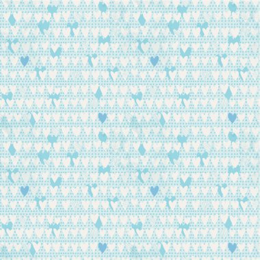 Kalpler romantik seamless modeli küçük el ile çizilmiş.