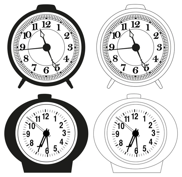 Часы — стоковый вектор