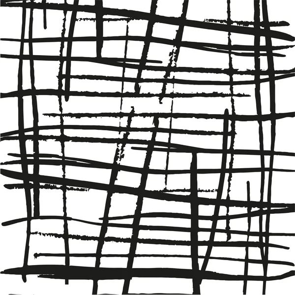 Abstract lines texture. Messy black and white paint — Stock Illustration Abstract lines texture. Messy black and white paint Stock Vector