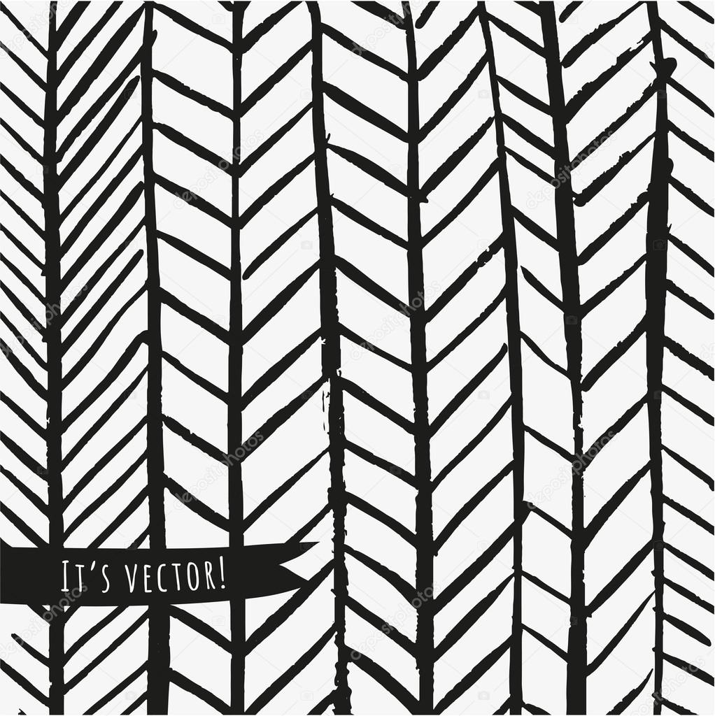 Black and white chevron paint. Stock Vector Image by ©iliveinoctober