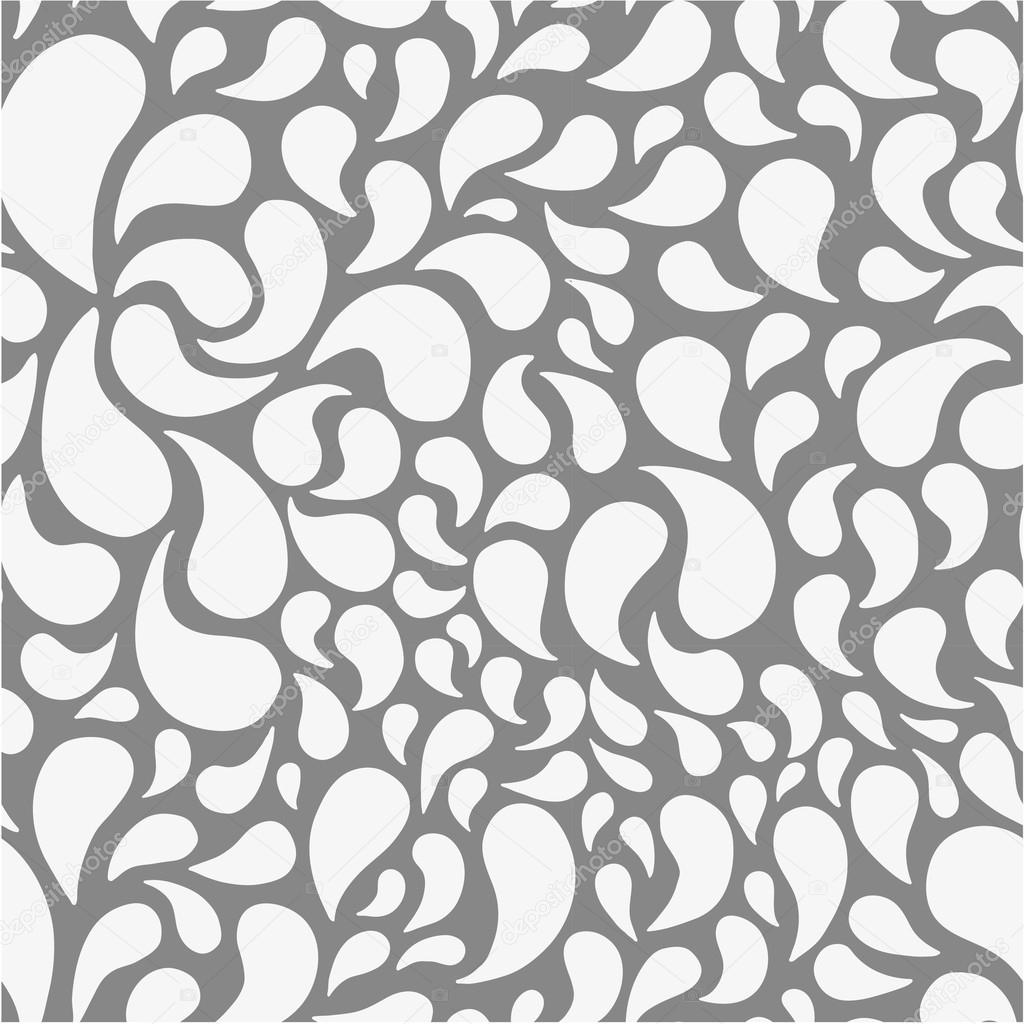 Splash pattern. Retro seamless pattern with drop.