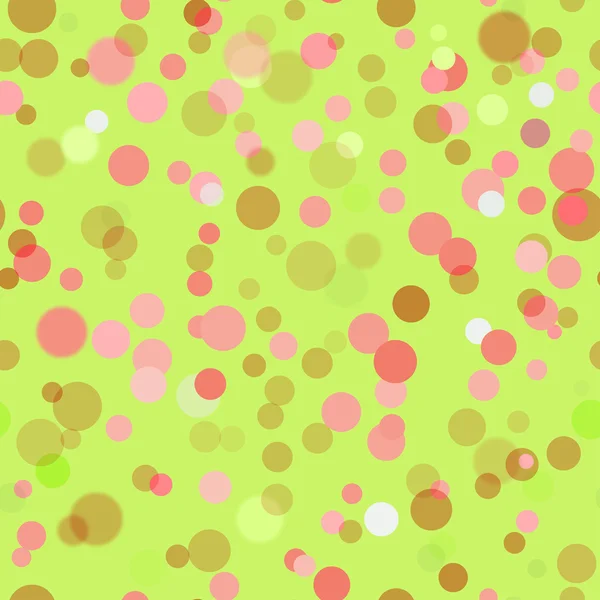 Naadloze kleurrijke polka dots — Stockvector