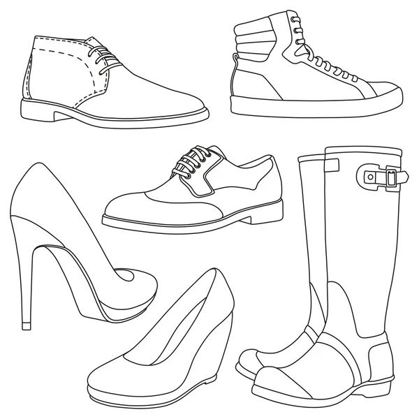 ᐈ Calzado imágenes de stock, vector zapatos mujer | descargar en