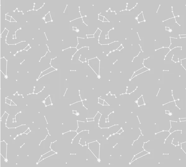 Constellation seamless modeli. — Stok Vektör