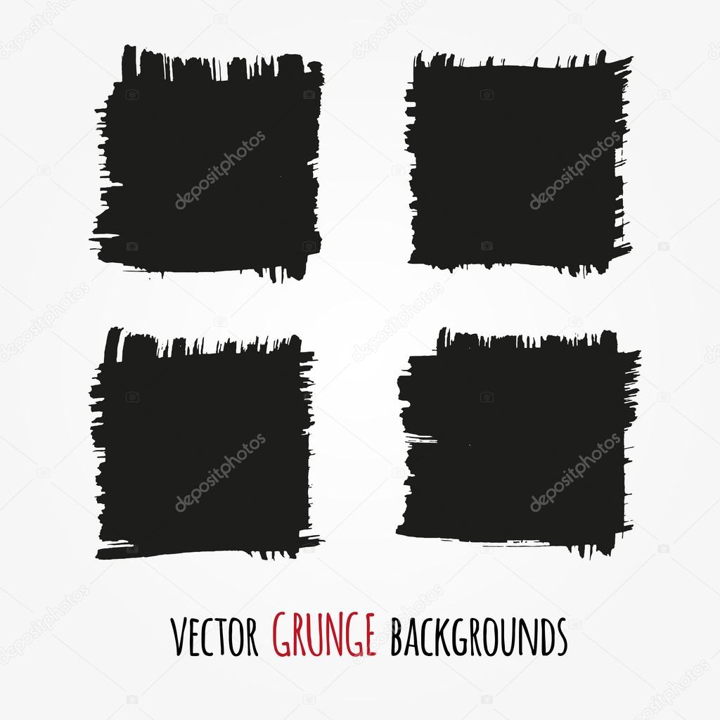 Grunge square background for your design