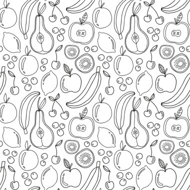 Dikişsiz meyve deseni.