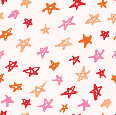 ile Seamless Modeli el çekilmiş yıldız.