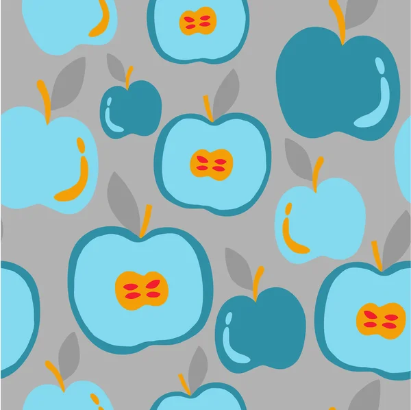 Frukt sömlöst mönster. — Stock vektor
