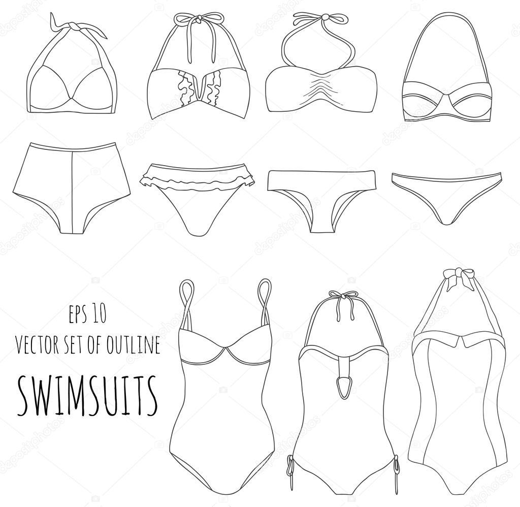 Different swimwear