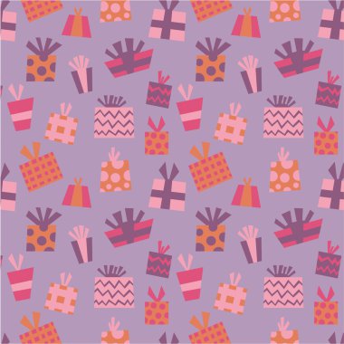 hediye kutuları ile desen