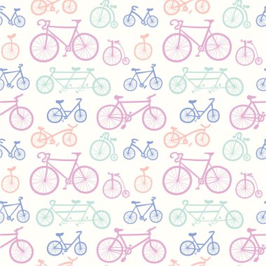 Bisiklet içeren deseni.