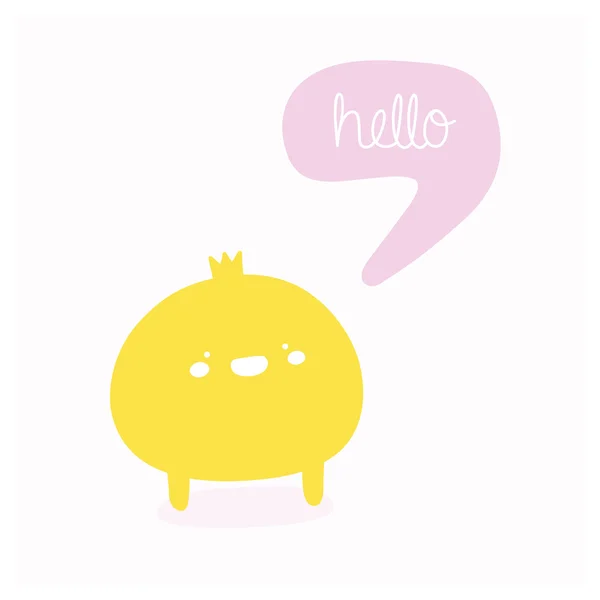 "Hello" speech bubble — Stock Vector