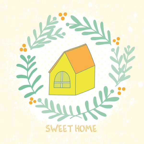 Sweet Home фону — стоковий вектор