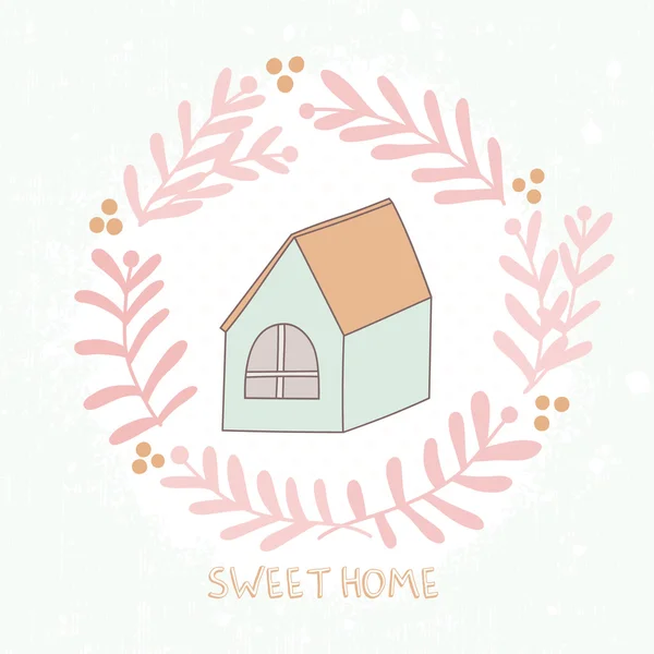 Sweet home background — Stock Vector