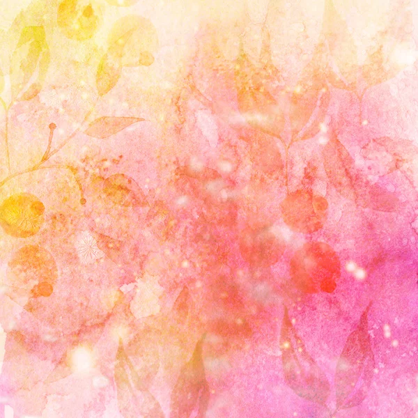 ピンクの水彩画の背景 — ストック写真