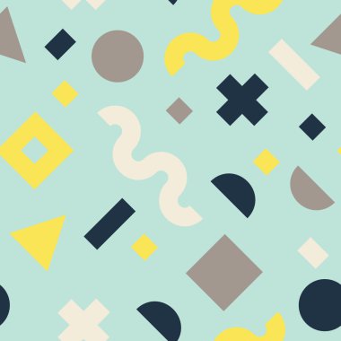 renkli geometrik şekiller